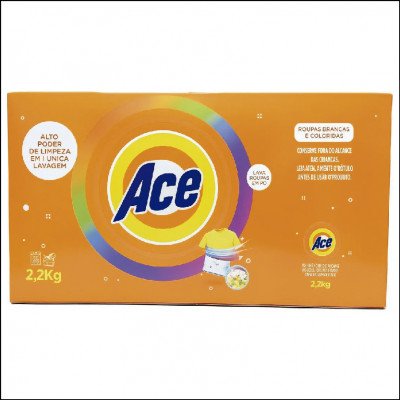 Sabão em Pó Ace 2.2 kg