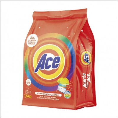 Sabão em Pó Ace 1,5 kg