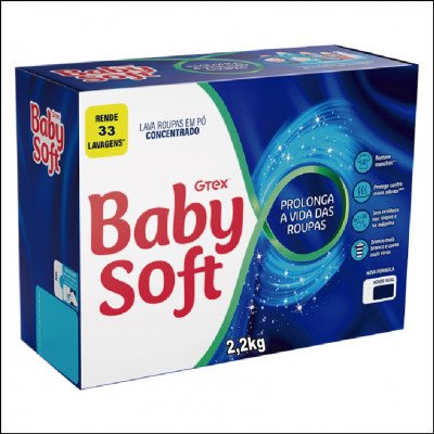 Sabão em Pó Baby Soft 2,2kg