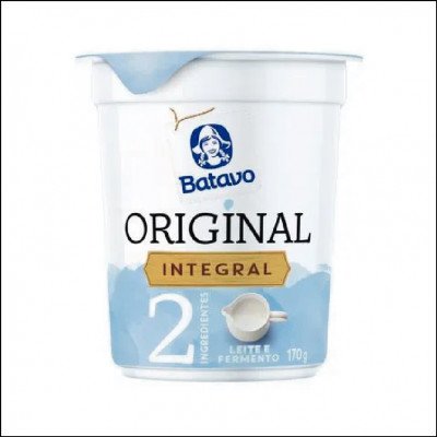 Iogurte Batavo Natural Integral 170g