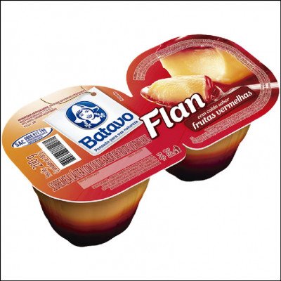 Sobremesa Batavo Flan Frutas Vermelhas 200g