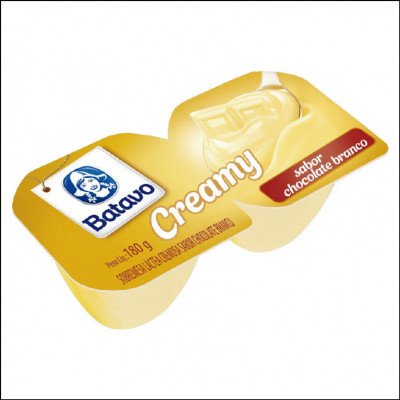 Sobremesa Batavo Creamy Chocolate Branco 180g