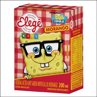 Bebida Láctea Elegê Kids Morango 200ml
