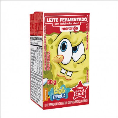 Leite Fermentado Elegê Morango 80g