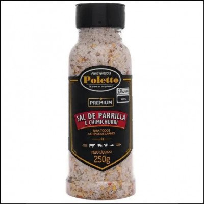 Sal De Parrilla e Chimichurri Poletto 250g