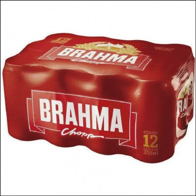 Cerveja Brahma Lata Fardo 12 Unidades 350ml