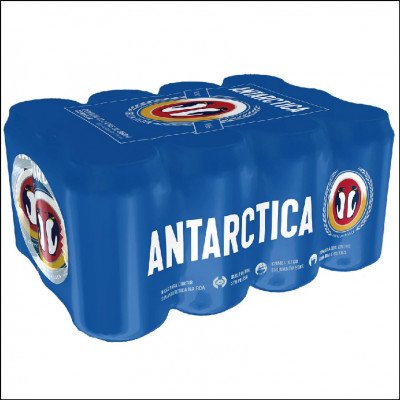 Cerveja Antárctica Lata Fardo 12 Unidades
