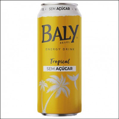 Energético Baly Tropical Sem Açúcar 473ml