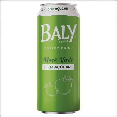Energético Baly Maçã Verde Sem Açúcar 473ml