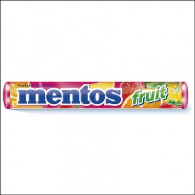 Bala Mentos Stick Fruit 37,5g