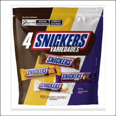 Chocolate Snickers Variedades 171g