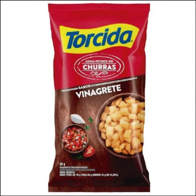 Salgadinho Torcida Sabor Vinagrete 60g
