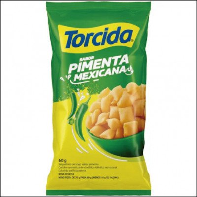 Salgadinho Torcida Sabor Pimenta Mexicana 60g