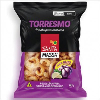 Torresmo Santa Massa Alho Defumado 40g