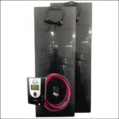 Kit Placa Solar para Motorhome e Caminhão 12/24v - Resfriar