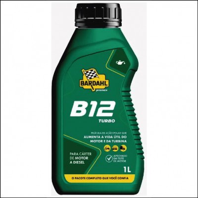 Aditivo de Motor a Diesel Bardahl B12 Turbo 1 Litro