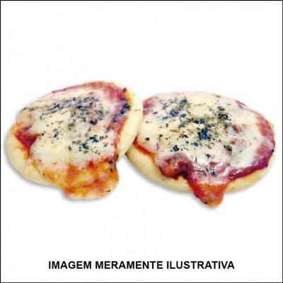 Mini Pizza Mussarela, Frango e Calabresa