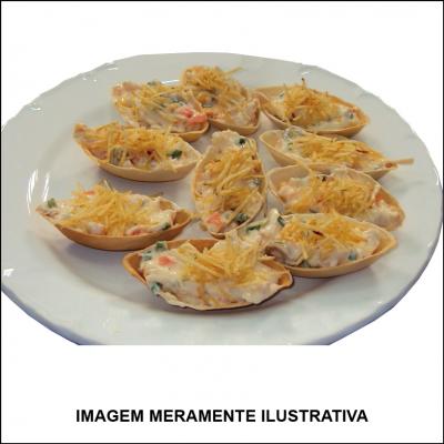 Mini Barquete Frango com Palmito