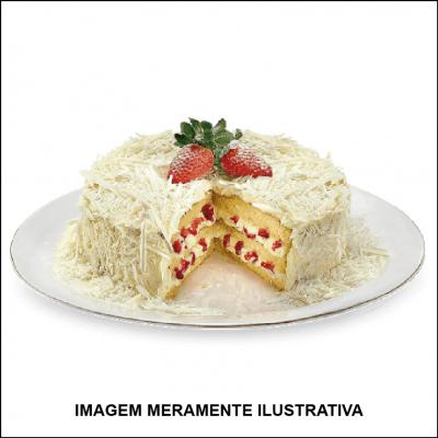 Bolo de Ninho com Morango