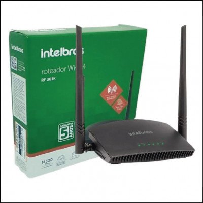 Roteador Intelbras  301k Preto 2 Antenas