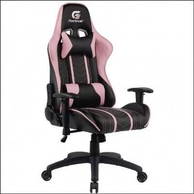 Cadeira Gamer Black Hawk Preta/Rosa Fortrek
