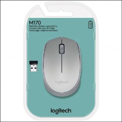 Mouse Sem Fio Prata M170 Logitech
