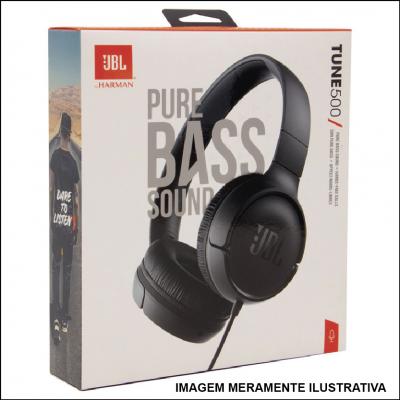 Fone de Ouvido Tune 500 Preto JBL