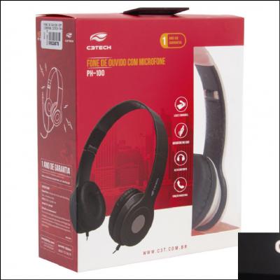 Fone de Ouvido com Microfone PH100 Branco