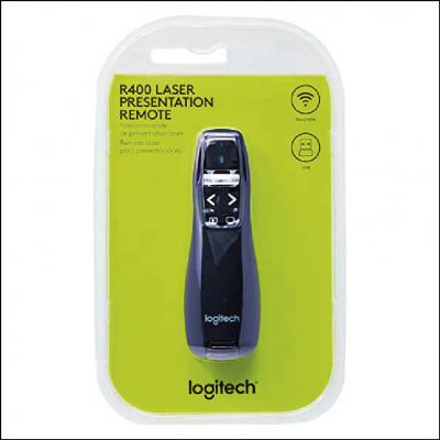 Apresentador Logitech R400 Laserpoint Preto  910001354