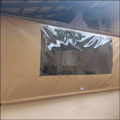 Toldo Cortina Com Visor