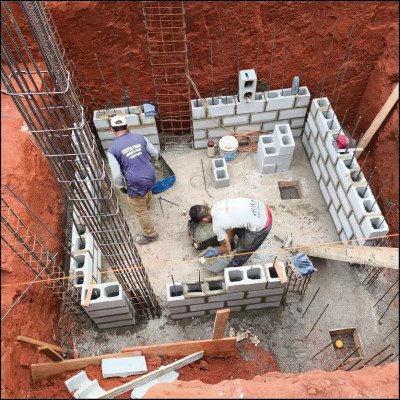 Fundações com Blocos de Concreto e Armação Estrutural - imagem 2