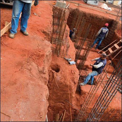 Fundações com Blocos de Concreto e Armação Estrutural - imagem 5
