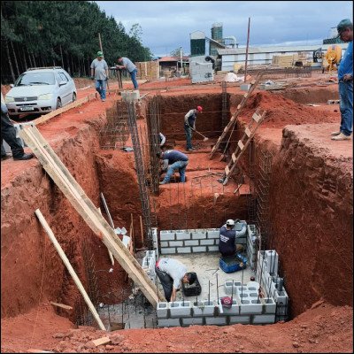 Fundações com Blocos de Concreto e Armação Estrutural - imagem 3