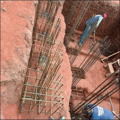 Fundações com Blocos de Concreto e Armação Estrutural - imagem 5