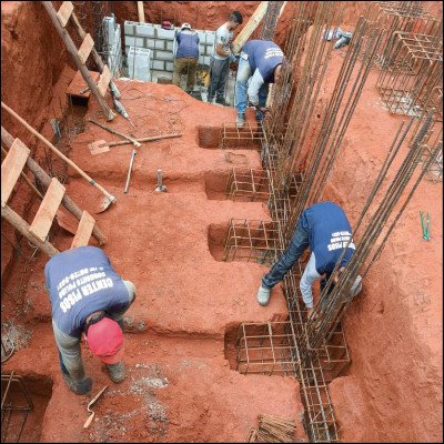 Fundações com Blocos de Concreto e Armação Estrutural - imagem 4