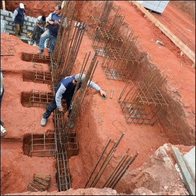 Fundações com Blocos de Concreto e Armação Estrutural - imagem 2