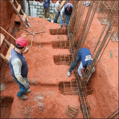 Fundações com Blocos de Concreto e Armação Estrutural - imagem 3