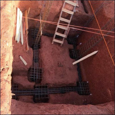 Fundações com Blocos de Concreto e Armação Estrutural - imagem 7