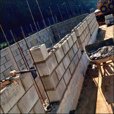 Execução de Base de Silo com Sistema de Aeração