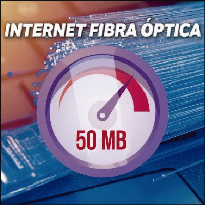 Internet Fibra Óptica 50 MB