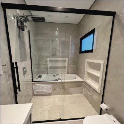 Box Reto com Puxador Barra Chata