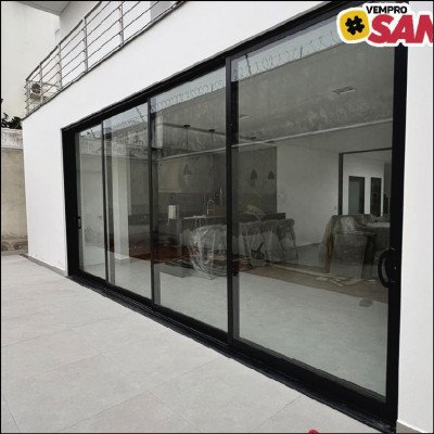 Porta de Correr 4 Folhas Linha Gold