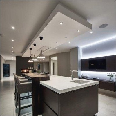 Rebaixo Ilha em Gesso