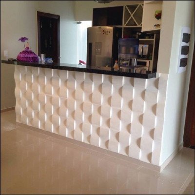 Balcão Gesso 3D - imagem 1