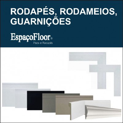 Rodapés, Rodameios, Guarnições