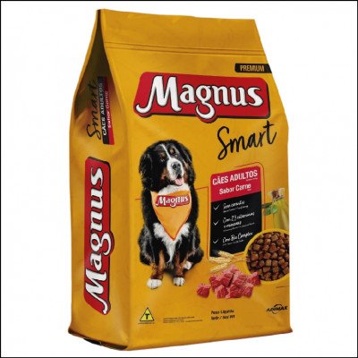 Ração Magnus Smart Para Cães Sabor Carne 15kg