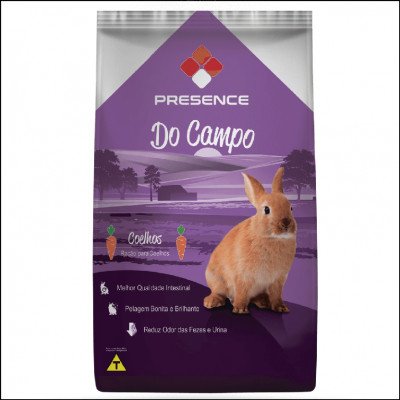 Ração Presence do Campo Para Coelhos
