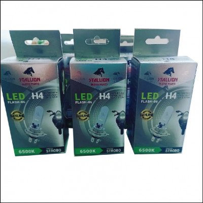 Lâmpada Led H4 Com Strobo