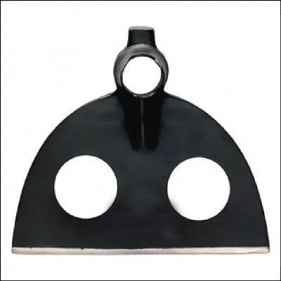 Enxada Vazada Dois Furos Sem Cabo