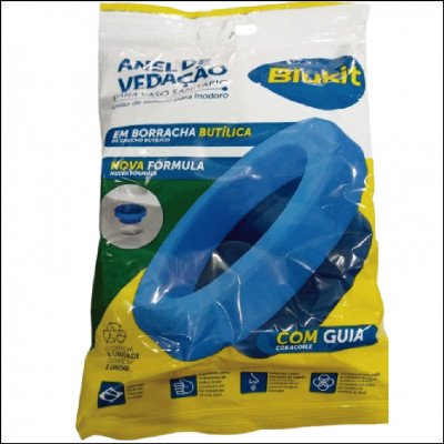 Anel de Vedação com Guia Para Vaso Sanitário Blukit